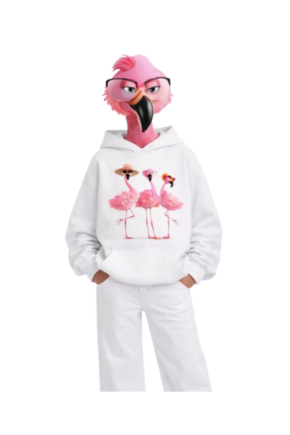 Sweat À Capuche Flamingo