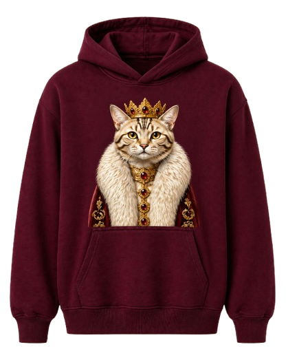Sweat À Capuche Chat Blanc