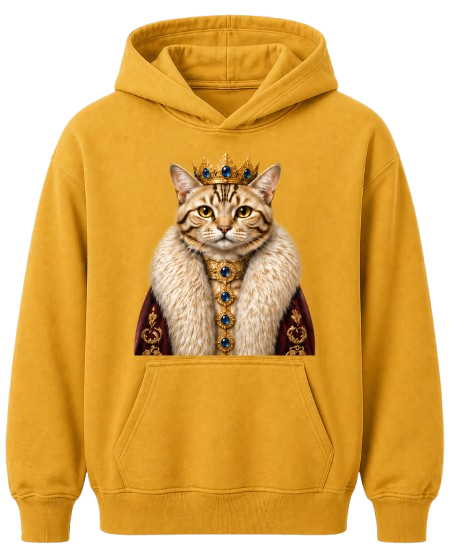 Sweat À Capuche Chat Blanc