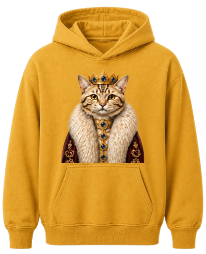 Sweat À Capuche Chat Blanc