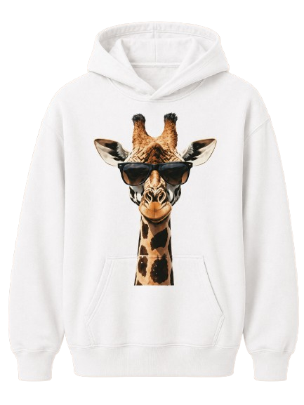 Sweat À Capuche Girafe Stylé