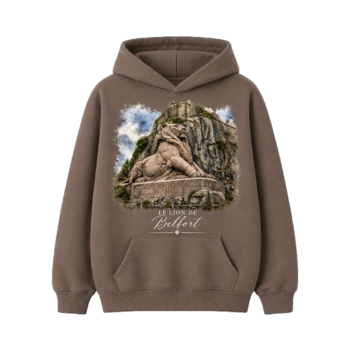 Sweat À Capuche Lion de Belfort