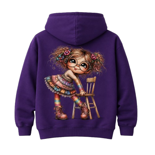 Sweat À Capuche Pink Lulu