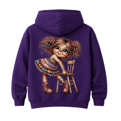 Sweat À Capuche Pink Lulu