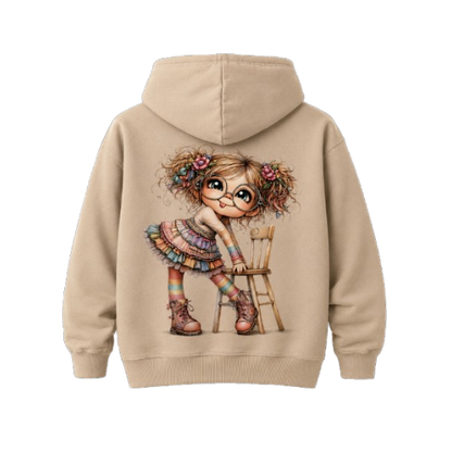 Sweat À Capuche Pink Lulu