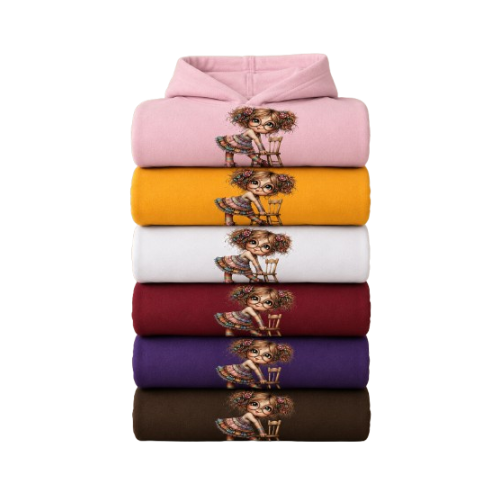 Sweat À Capuche Pink Lulu