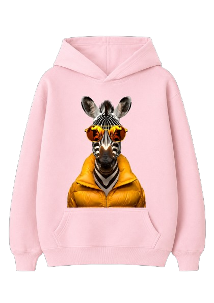 Sweat À Capuche Zèbre